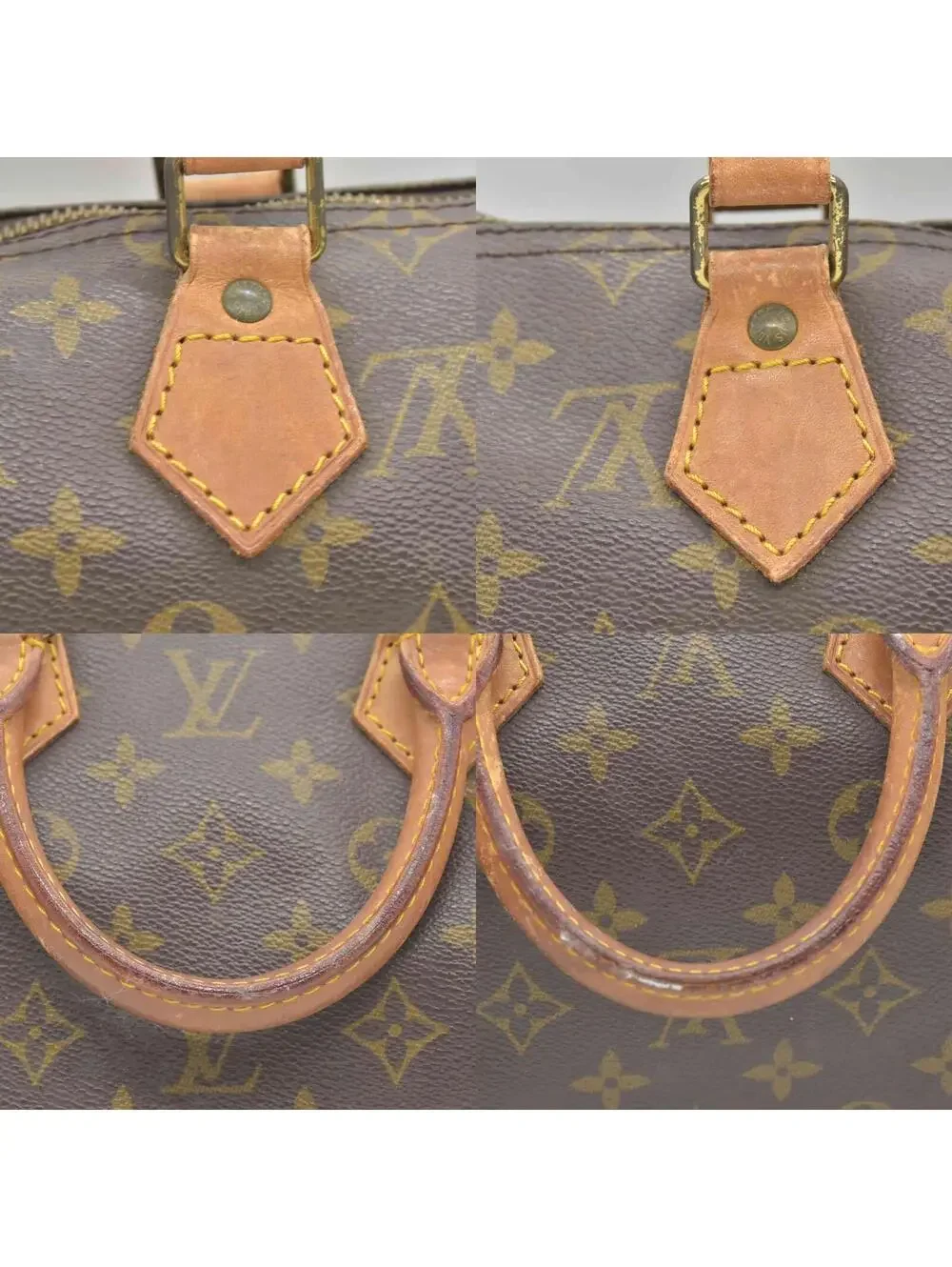 $1490 1989 Louis Vuitton Speedy 25 Brown Monogram MI8911